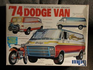 1974 Dodge Van 1/25 Scale,  Kit Number 1 - 7422 By Mpc