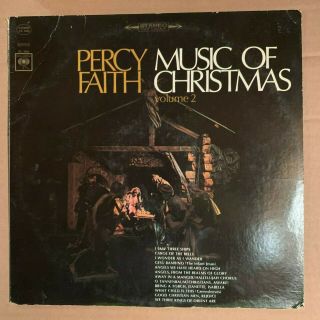 Percy Faith - Music Of Christmas Volume 2 - Ex Vintage 1965 Columbia Vinyl Lp