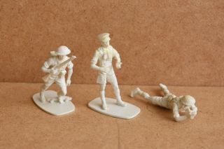 Vintage Airfix Model Ww2 British Infantry 8th Army Plastic Toy Soldiers 1:32