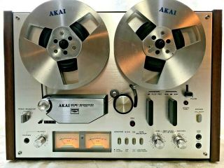 Akai Gx - 4000d Stereo Tape Deck Reel - To - Reel - Fantastic 63