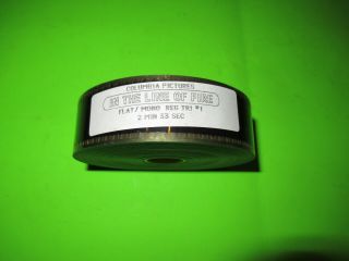 Vintage In The Line Of Fire 35 Mm Movie Trailer / Film Clint Eastwood