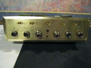 Scott Lk - 48 Stereo Tube Amplifier Missing Output Tubes ( (( ((parts)) ))