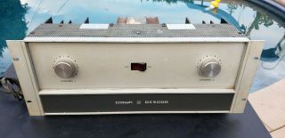 Vintage Crown Dc300a Stereo Power Amplifier Amp For Repair Or Part
