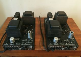 Pair Bogan Mo - 100a Mono Block Tube Amplifiers.  Transformers Test Good.  100 Watts