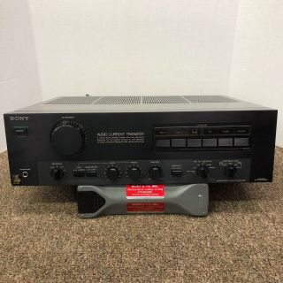 Sony Ta - F555es Integrated Stereo Amplifier - Cleaned - Serviced -