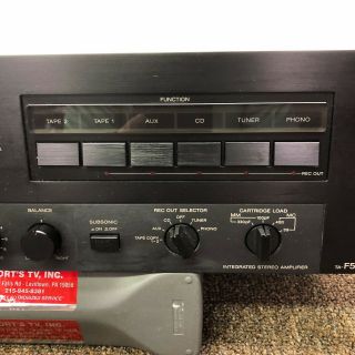 SONY TA - F555ES INTEGRATED STEREO AMPLIFIER - CLEANED - SERVICED - 3