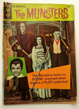 The Munsters Vintage Gold Key Comic Book No.  9 1966 Lily Herman Eddie Munster