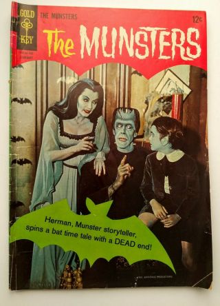 The Munsters Vintage Gold Key Comic Book No.  11 1967 Lily Herman Eddie Munster
