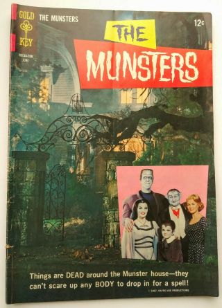 The Munsters Vintage Gold Key Comic Book No.  13 1967 Lily Herman Marilyn Munster