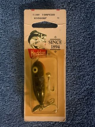 Heddon Tiny Torpedo Vintage Topwater Fishing Lure - In Package