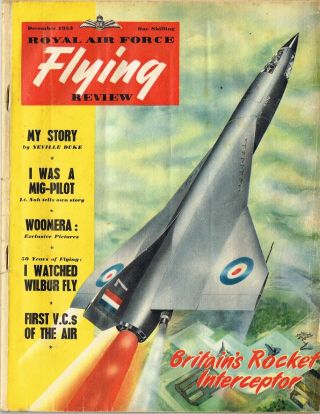 Raf Flying Review Dec 53 Original: Wellington Story/colour Pinup/raf Vcs