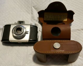 Vintage Kodak Pony 828 Camera With Leather Field Case