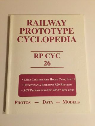 Railway Prototype Cyclopedia Volume 26 Rp Cyc Vol 26