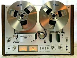 Akai Gx - 4000d Stereo Tape Deck Reel - To - Reel - Fantastic 61