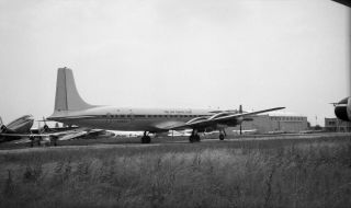 The Air Travel Club,  Douglas Dc - 7c,  N5900,  In 1968,  Large Size Negative
