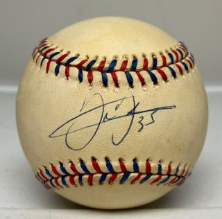 Frank Thomas Signed 1996 All Star Game Baseball Auto Jsa White Sox Hof