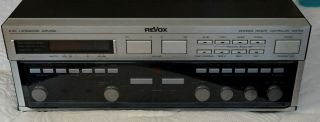 Revox B251 Integrated Stereo Amplifier Mm / Mc Phono Preamp W/plastic Cover