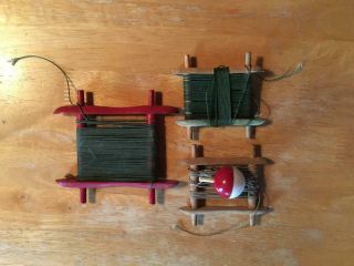 Fishing Bobber With Line Winder.  Plus 2 More Line Winders