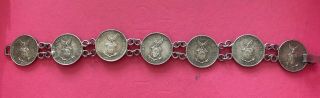 Vintage 10 Centavos Coin Bracelet