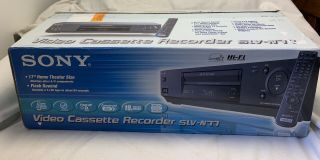 Sony Slv - N77 Vhs Player 4 Head Hi Fi Stereo Video Cassette Recorder Vcr