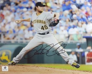 Pittsburgh Pirates Gerrit Cole Hand Signed 8 X 10 Autograph W/coa Baseball
