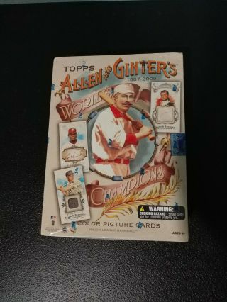 Factory 2009 Topps Allen & Ginter Baseball Hobby Box (24 Packs/8 Cards)
