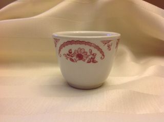 Vintage Homer Laughlin American Rose Custard Cup (u.  S.  A)