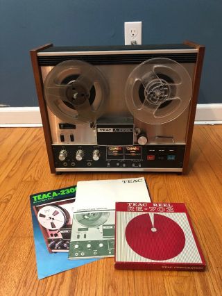 Teac A - 2300s Stereo Tape Deck Reel - To - Reel - With Instructions