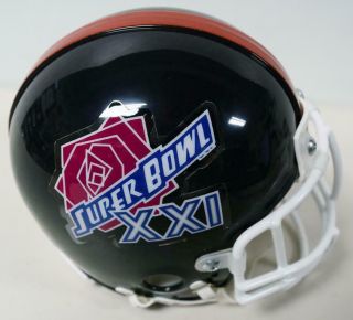 Bowl Xxi Logo Unsigned Riddell Mini Helmet Bc1166