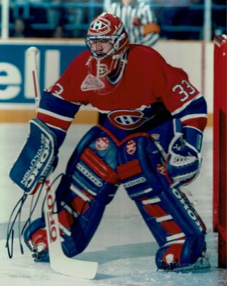 Patrick Roy Montreal Canadiens Autographed 8x10 Color Photo