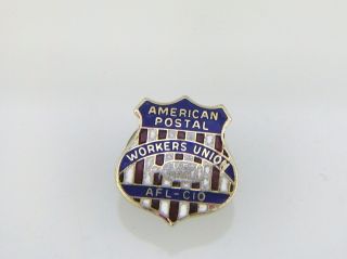 Vintage Afl - Cio American Postal Workers Union Pin