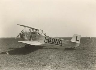 Very Rare Photograph Of An Early Czech Training Aircraft
