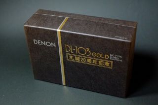 Denon Dl - 103 Gold Mc Cartridge,  20th Anniversary.
