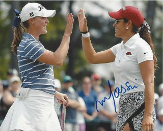 Lpga Golfer Maria Fassi Signed 8x10 Photo W/coa Augusta National Us Women 