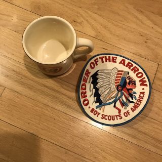 Order Of The Arrow Boy Scouts Of America Patch And Mug Set Vintage