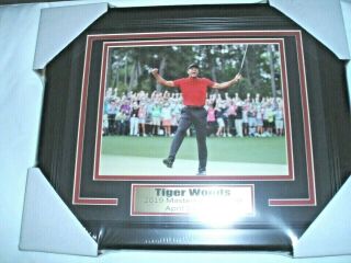 Tiger Woods Un - Signed Framed 8x10 Photo 2019 Masters Champion Pga