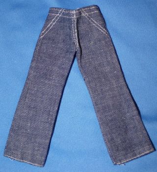 Vintage Barbie Blue Denim Bell Bottom Pants Slacks 3351 Good Sports