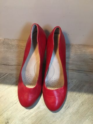 Virgin Atlantic Cabin Crew Red Shoes Pre Owned 51/2