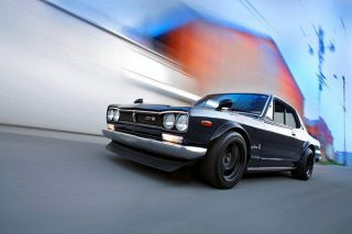 088 Gtr - Nissan Vintage Skyline Car Racing Car Concept 36 " X24 " Poster