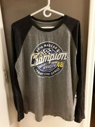 2016 Jimmie Johnson Nascar Sprint Cup Series 7x Champion T - Shirt Fast Shipping