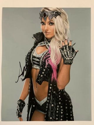 Wwe Nxt The Goddess Alexa Bliss Autographed 11x14 Photo Hand Signed Wrestlemania