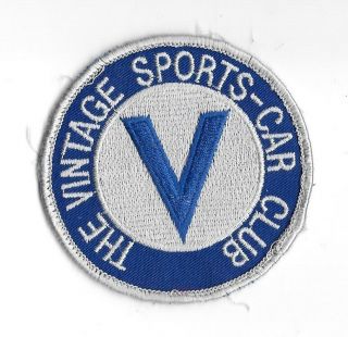Vintage Sports Car Club Window Sticker Era Brm Mg Mgt Sunbeam Rolls Royce
