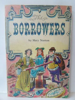 Vintage The Borrowers Book Mary Norton Scholastic C8