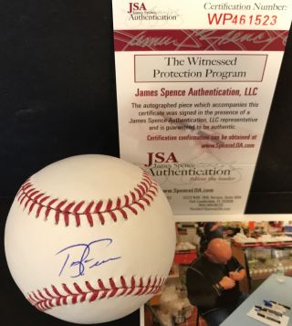 Terry Francona Cleveland Indians Autographed Signed Baseball Jsa Witness