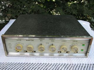 Sherwood S - 5000 Ii Integrated Stereo Amp With Topcover - Needs 7868,  12ax7 Tubes