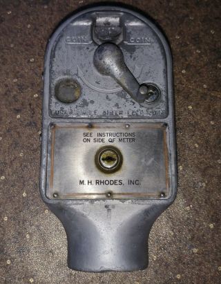 Vintage M.  H.  Rhodes Parking Meter -