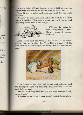 The Complete Adventures of Tom Kitten & His Friends,  Beatrix Potter,  Vtg Book 3