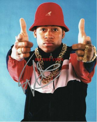 Ll Cool J Signed Vintage Red Kangol Hat Autographed 8x10 Photo Reprint