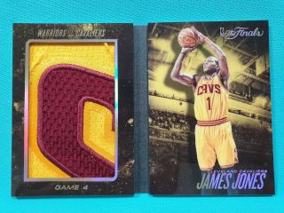 2015 - 16 Preferred James Jones 2/19 The Nba Finals Game Patch Booklet Tf