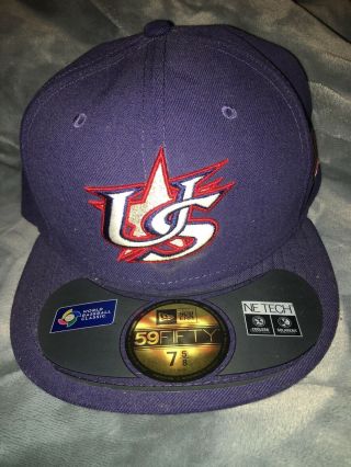 Usa World Baseball Classic Hat Sz.  7 5/8